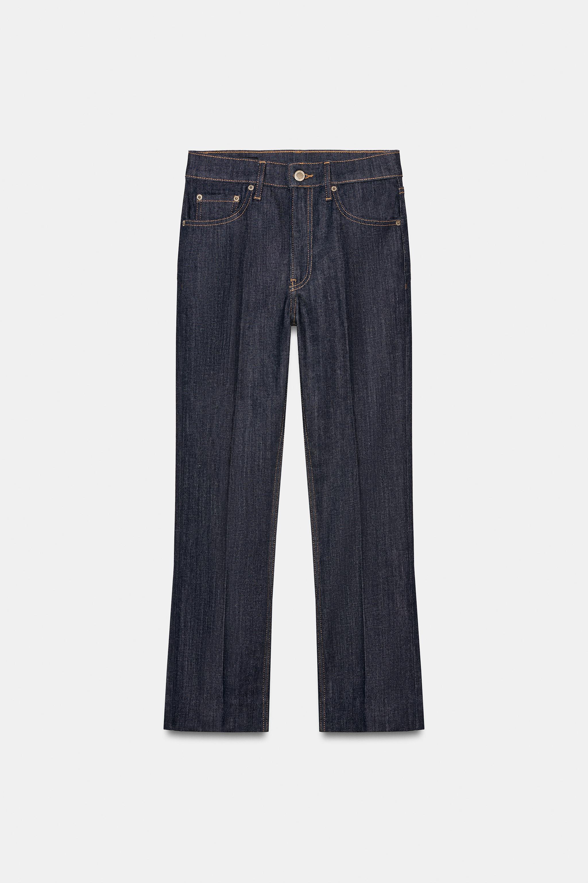 ZWコレクション ミッドライズ ブーツカットジーンズ - ブルー | ZARA