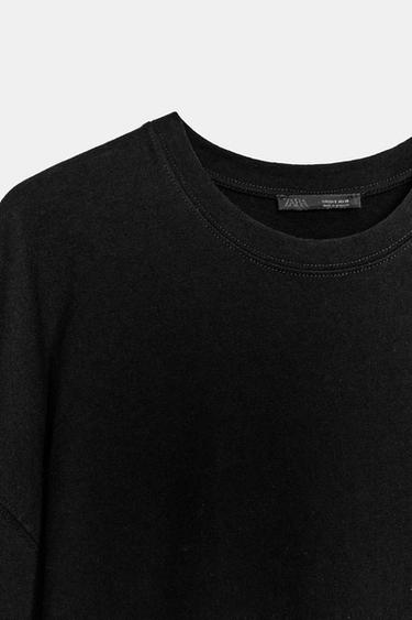 LONG COTTON DRESS - Black by Zara - Image 6