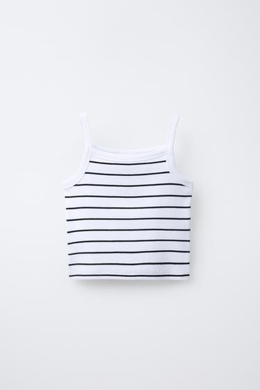 STRIPED RIB TOP - Stripes by Zara
