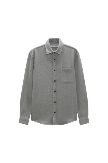 HERRINGBONE TEXTURED SHIRT