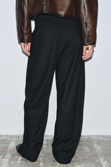 PANTALON BALLON FLUIDE ZW COLLECTION - Noir de Zara - Image 2