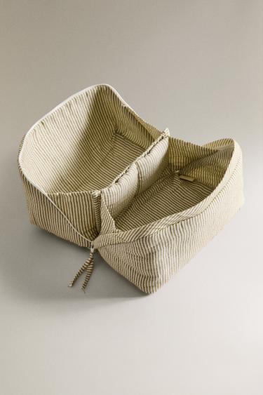 TROUSSE DE TOILETTE ENFANT GAZE RAYURES - Vert de Zara - Image 4