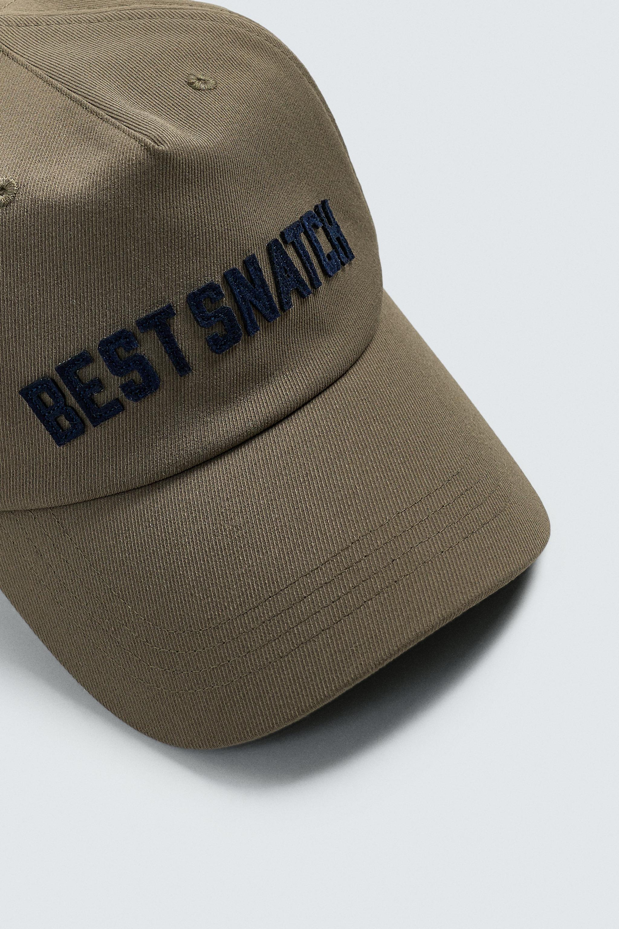 TEXT EMBROIDERED CAP