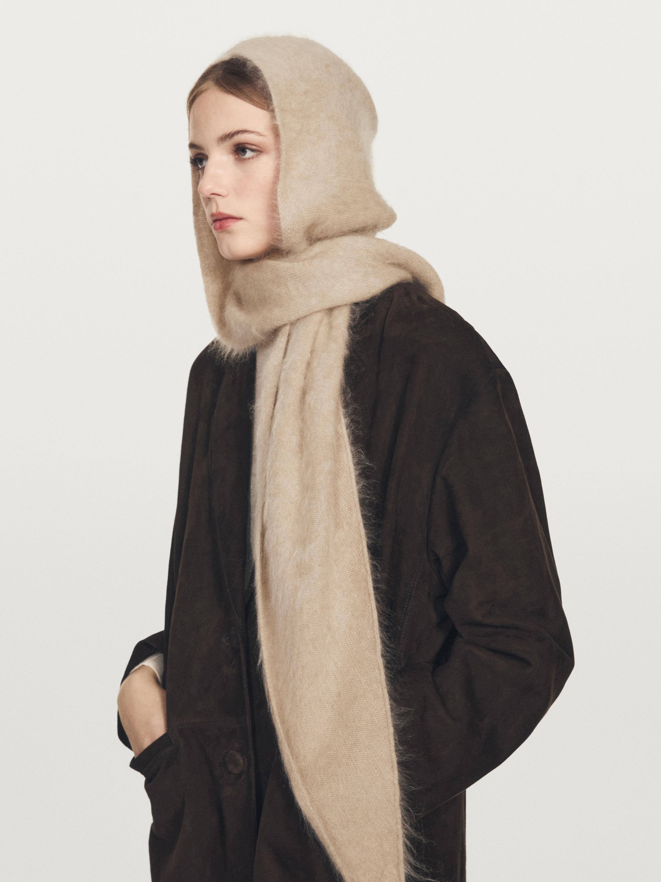 Cagoule bandana 100 % cachemire