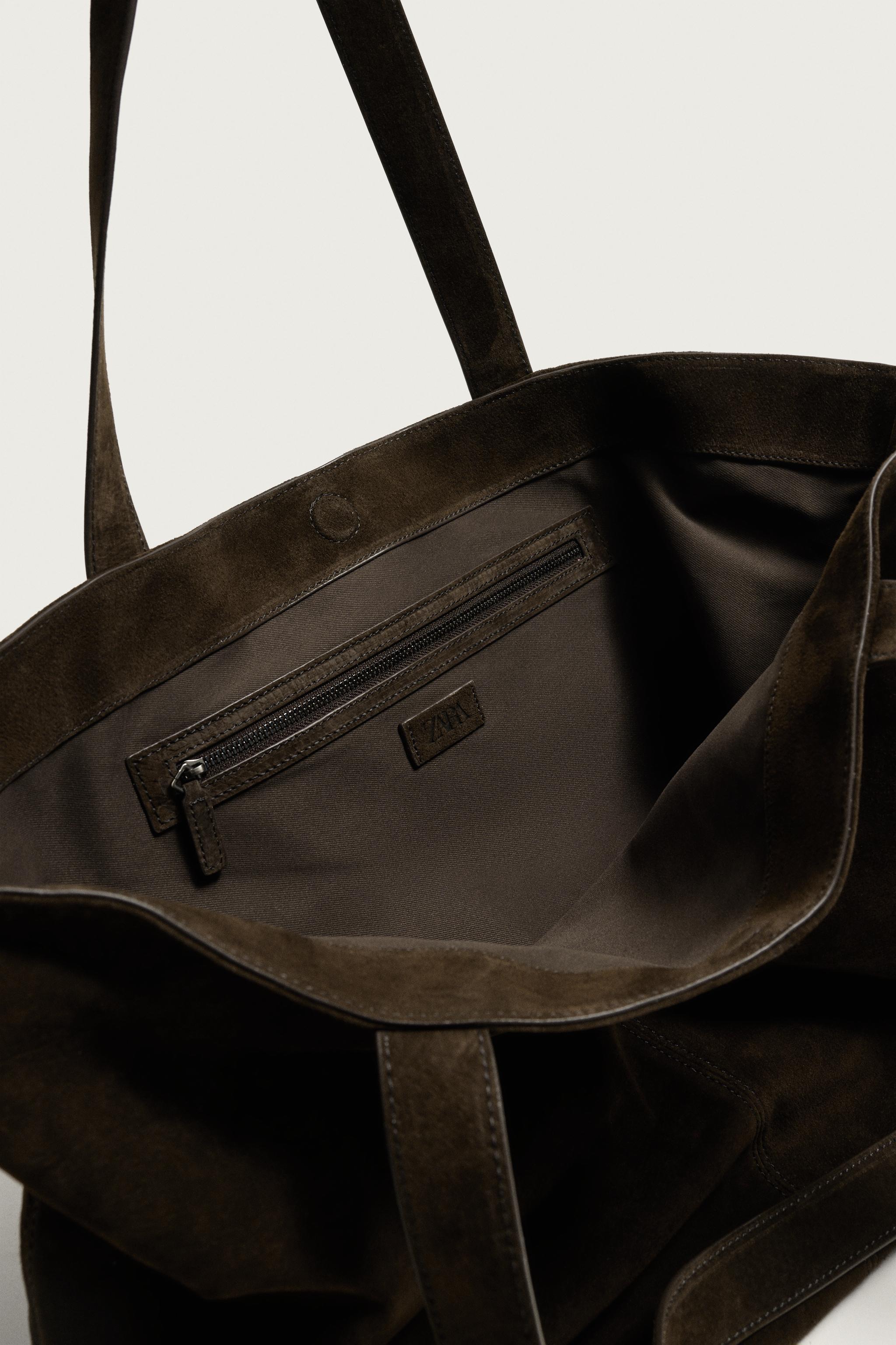 LEATHER SHOPPER BAG