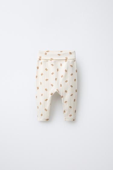 ENSEMBLE VESTE, BODY ET LEGGING IMPRIMÉ CHIOTS - Écru de Zara - Image 4