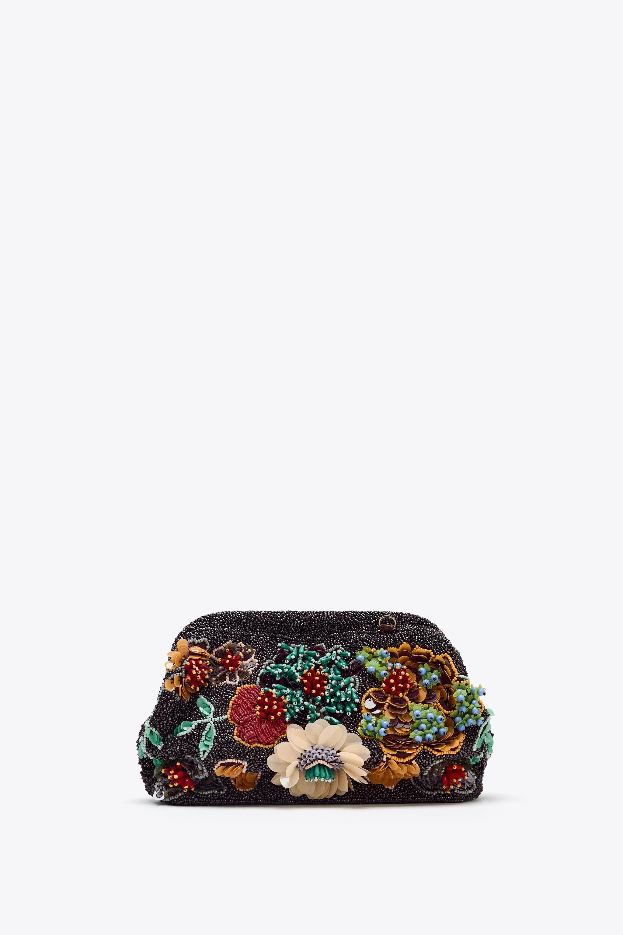 【ZARA】BEADED GRAB BAG BEADED GRAB BAG - Multicoloured | ZARA Spain