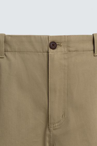PANTALON CHINO STRAIGHT FIT - Sable de Zara - Image 7