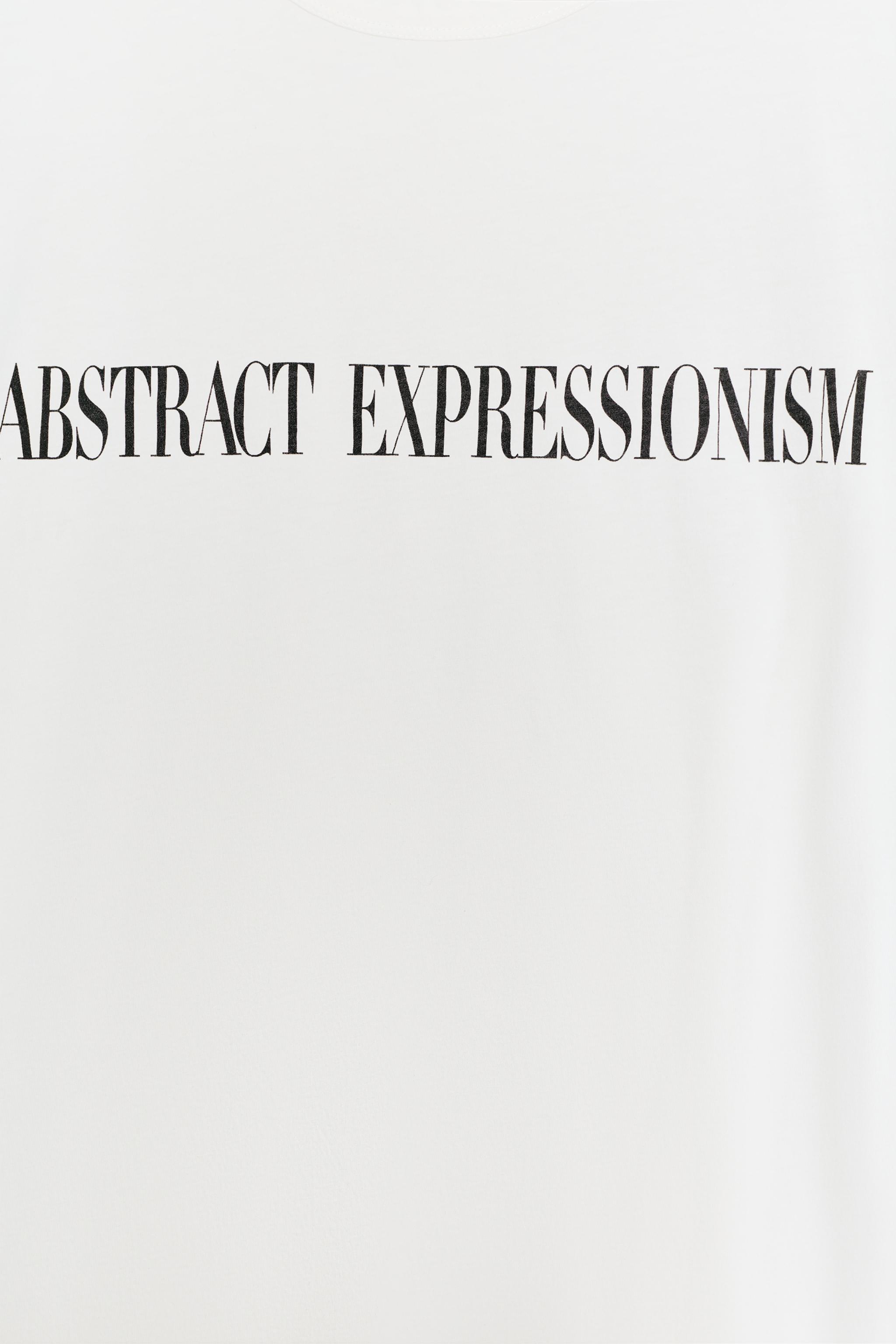 Zara TEXT PRINT OVERSIZED T-SHIRT — фото 8