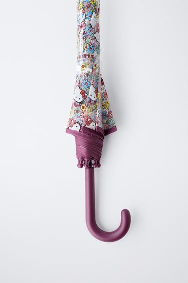 HELLO KITTY © SANRIO PRINTED UMBRELLA - Raspberry by Zara - Image 1