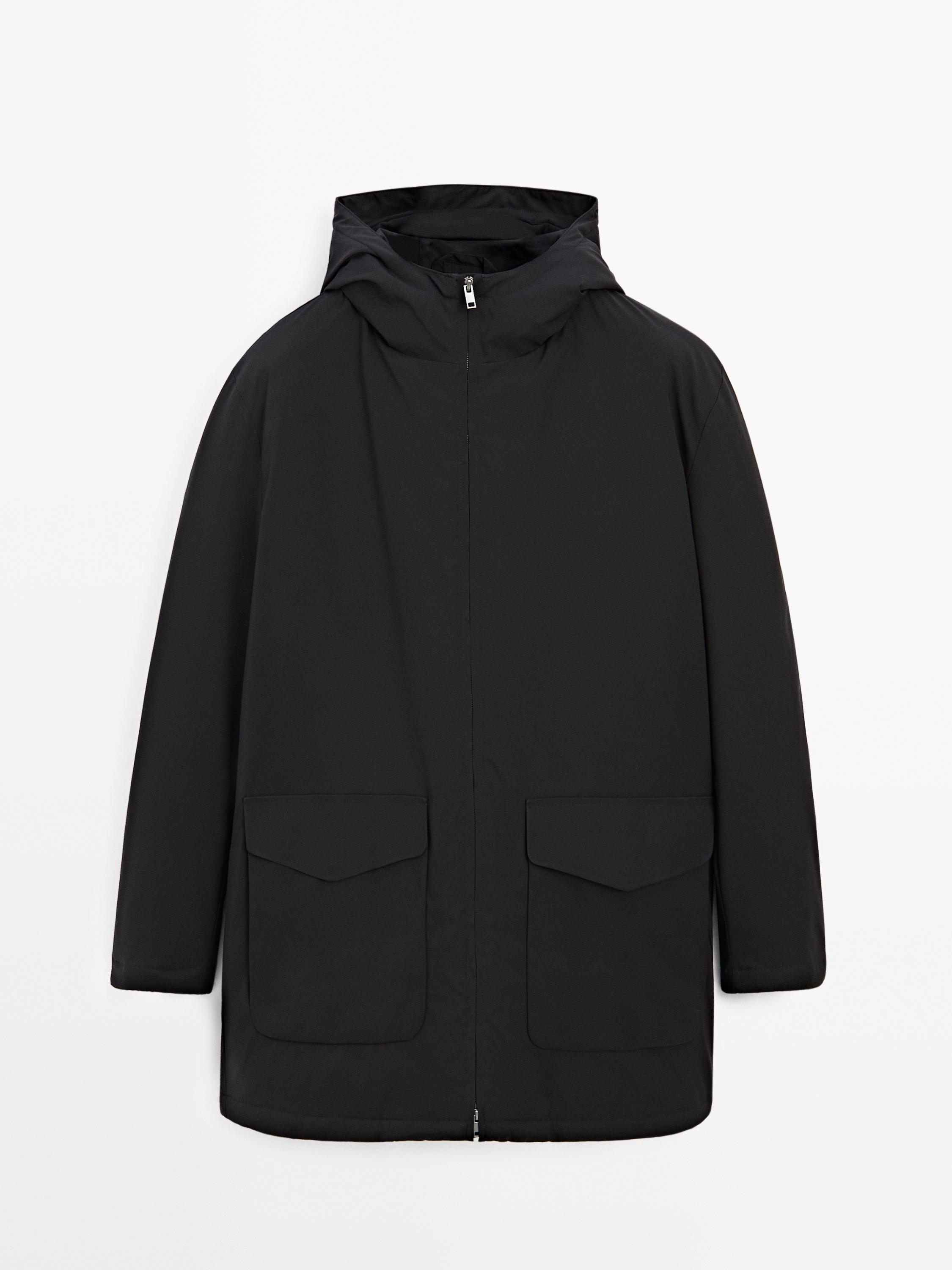 Parka mélange duvet hydrofuge