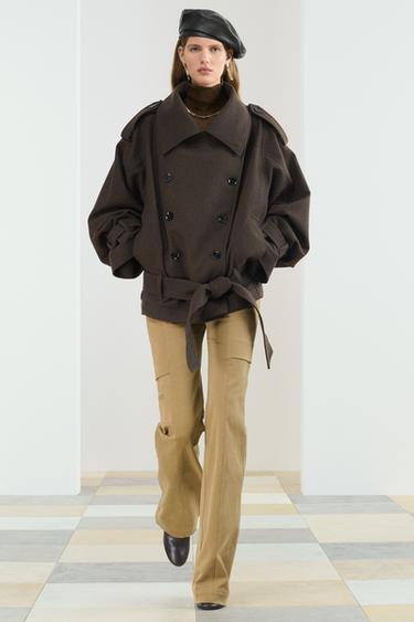 FLR TRSRS - camel by Zara