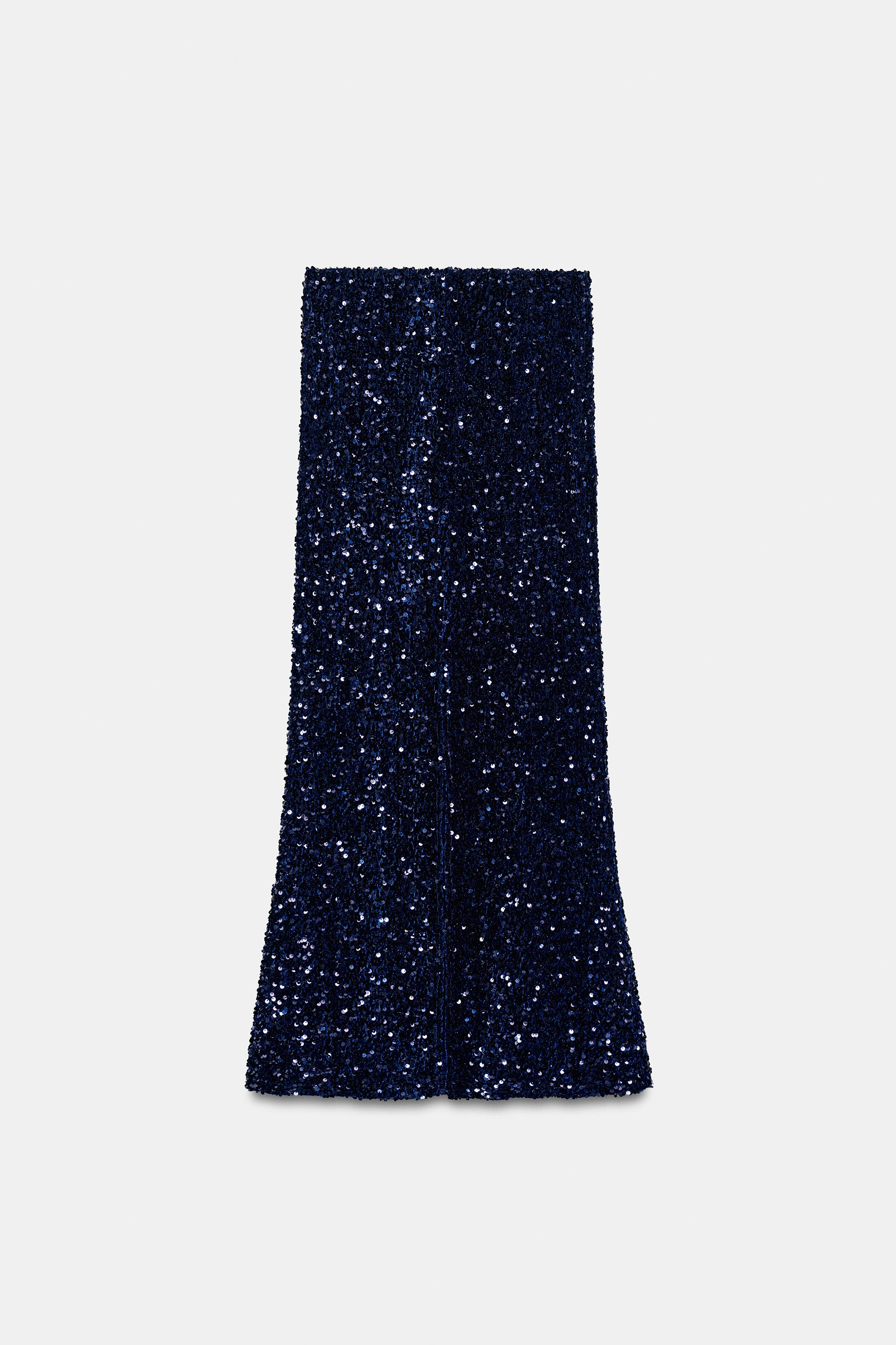 SEQUIN MAXI SKIRT