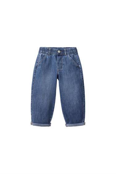 COMFORT BAGGY JEANS - Mid-blue by Zara