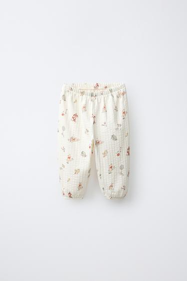 PANTALÓN BOMBACHO TEXTURA WINNIE THE POOH © DISNEY - Multicolor de Zara - Imagen 0