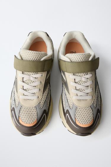 MULTICOLOURED TRAINERS - Brown by Zara - Image 6