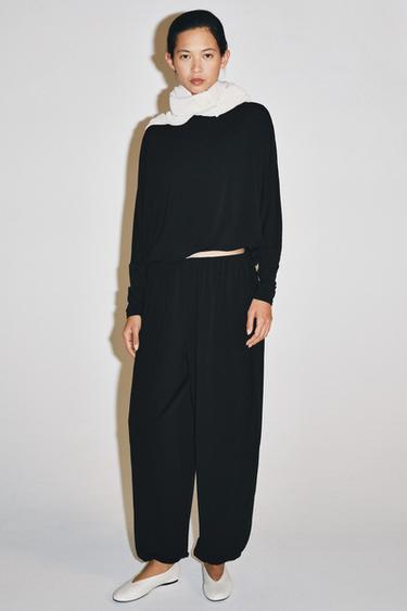 SAROUEL TROUSERS - Black by Zara