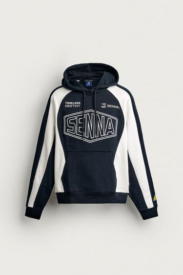 AYRTON SENNA © SENNA BRANDS HOODIE — Navy blue 1