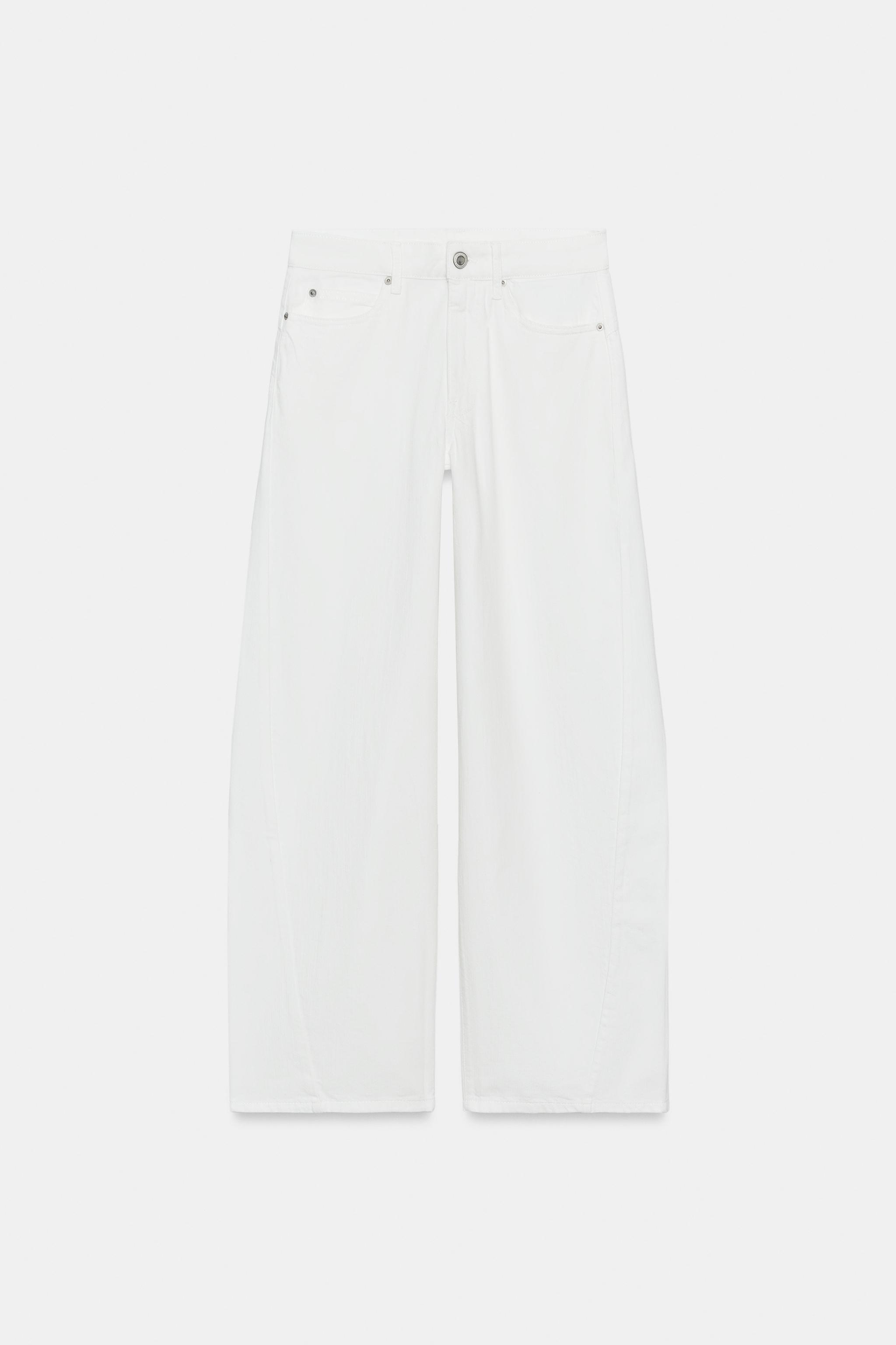 ZW COLLECTION LOOSE BARREL MID-RISE JEANS