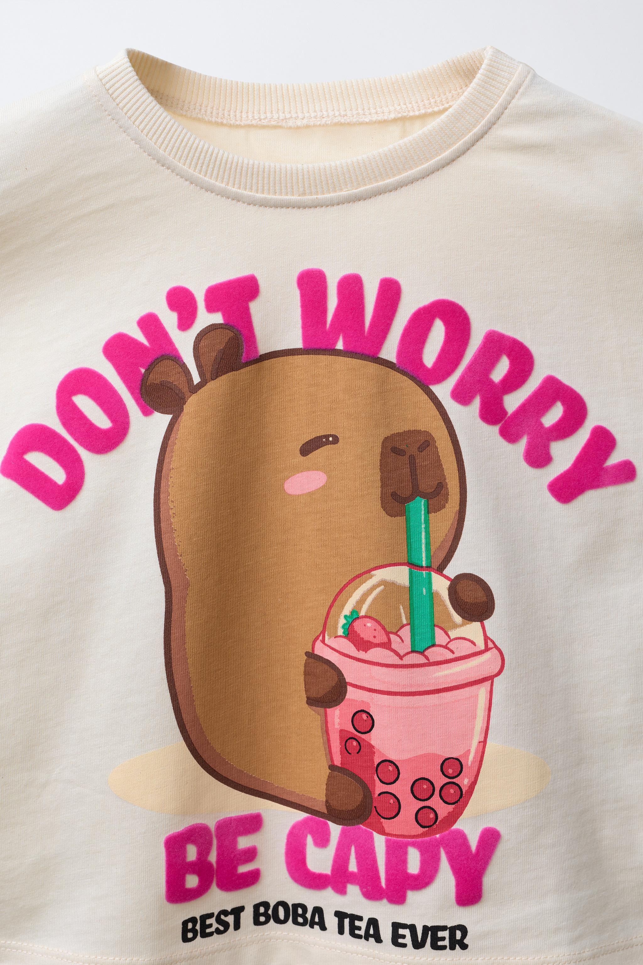 CAPYBARA CAPYFUN © PRINTED T-SHIRT