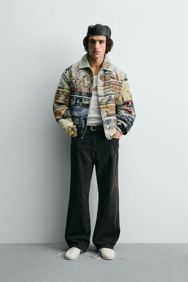 FORD © JACQUARD QUILTED JACKET - only one by Zara