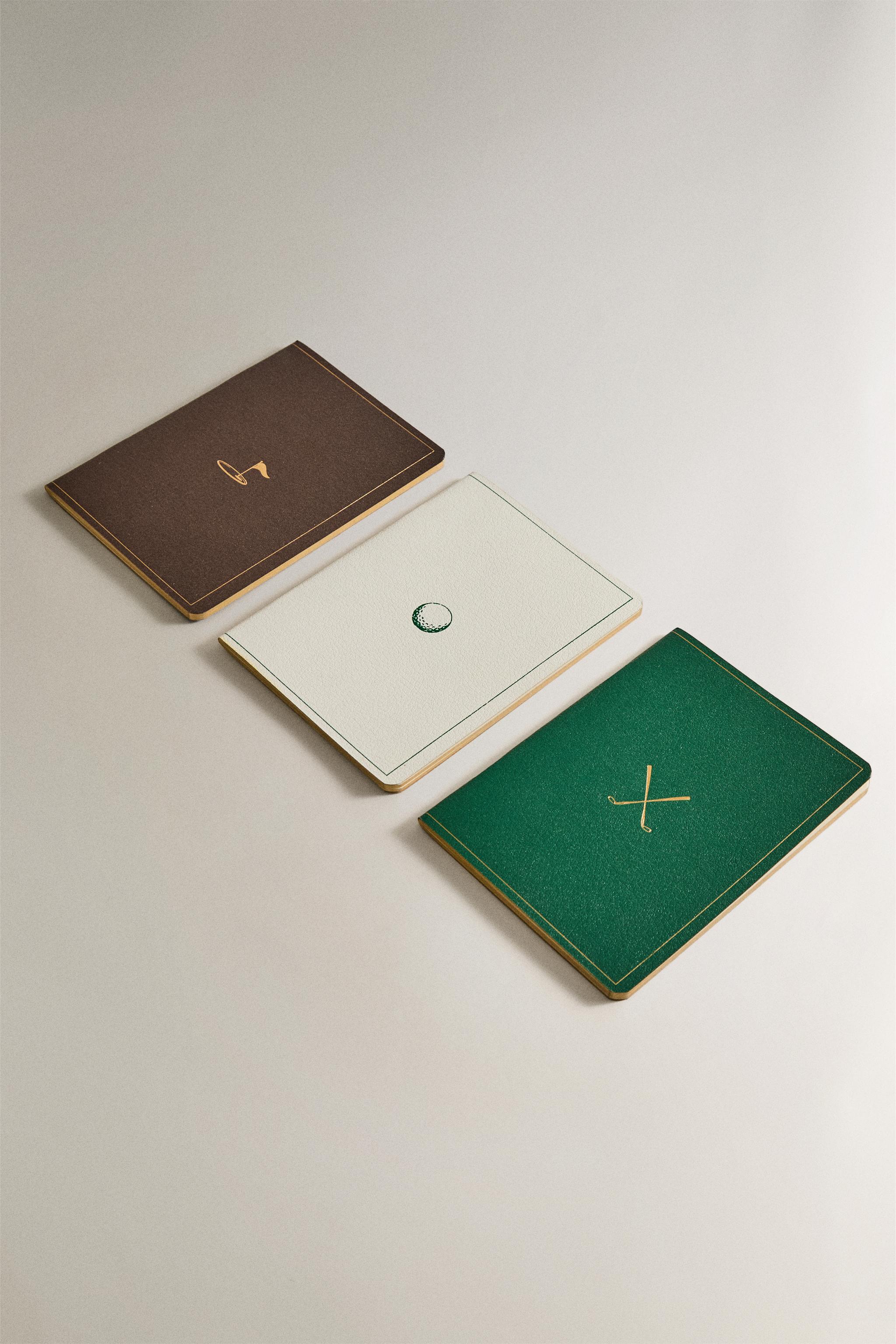 GOLF SCORE NOTEBOOK PACK (PACK OF 3)