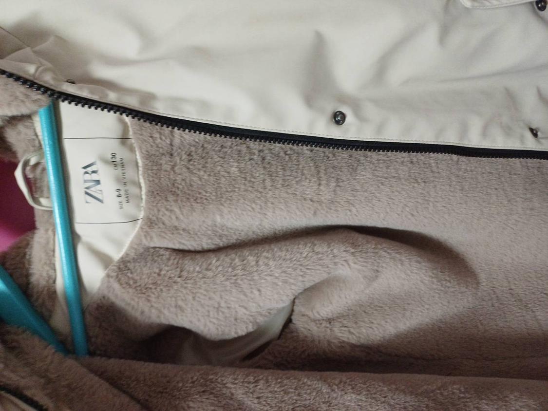 WATER-REPELLENT COATED FAUX FUR JACKET - Image 3