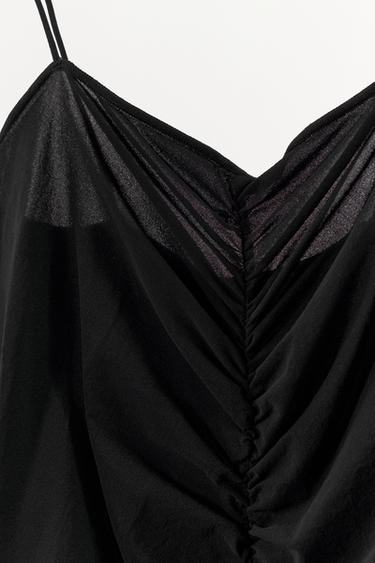 BODY EN MAILLE FRONCÉE - Noir de Zara - Image 6