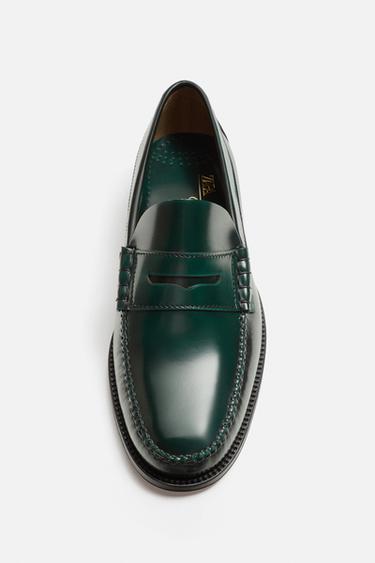 MOCASSIN CASTELLANO 1920 ® X ZARA HOMME - Vert de Zara - Image 4