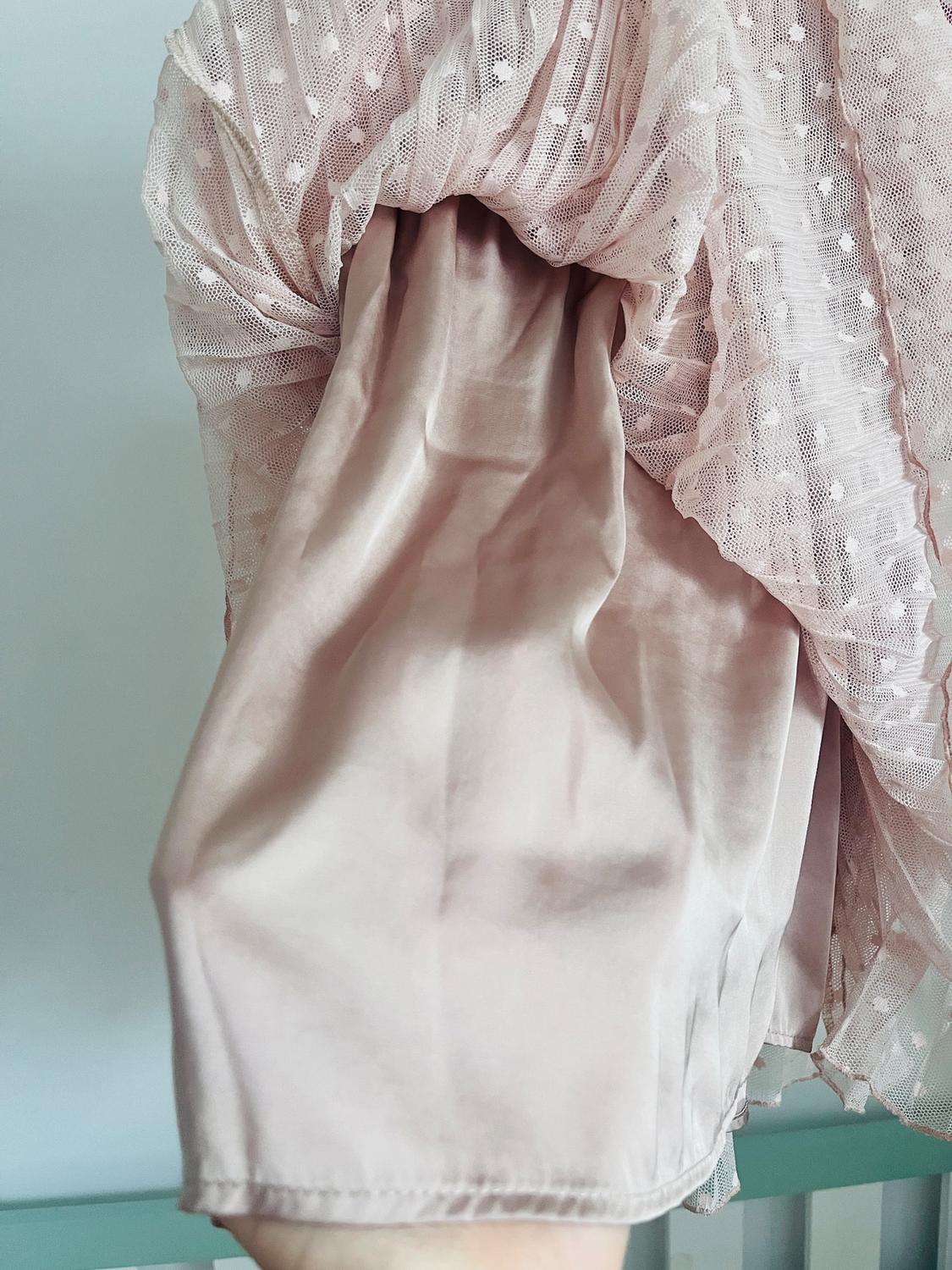 POLKA DOT PLEATED TULLE DRESS - Image 7