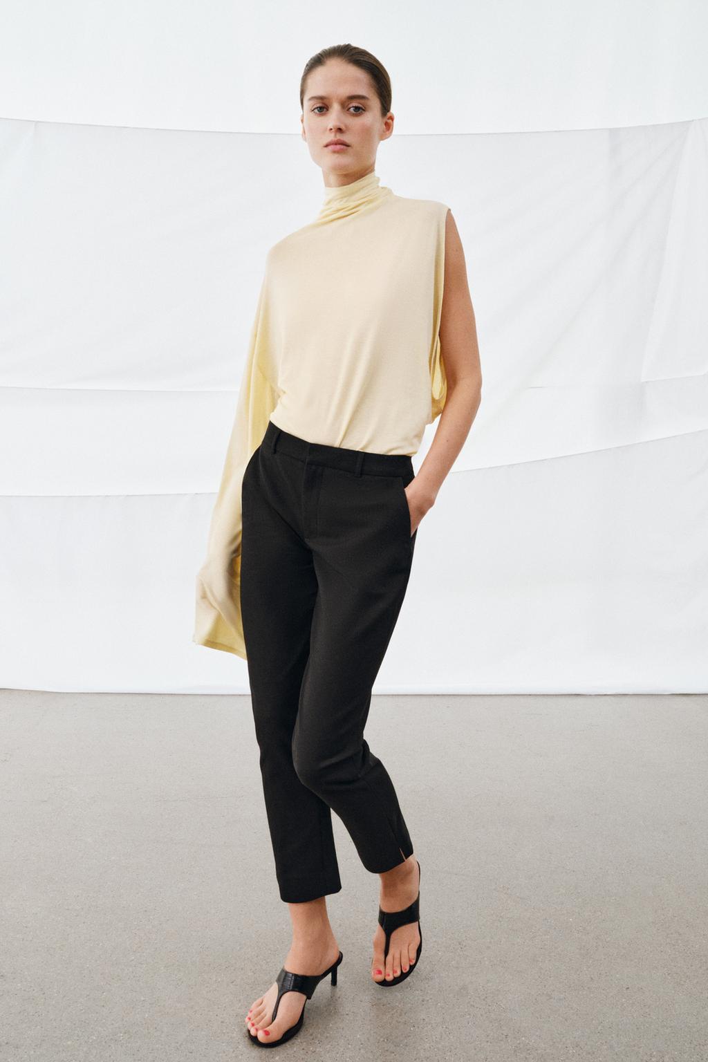 ZW COLLECTION LOW-RISE CAPRI PANTS