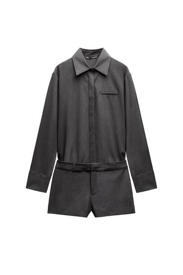 SHIRT-STYLE JUMPSUIT