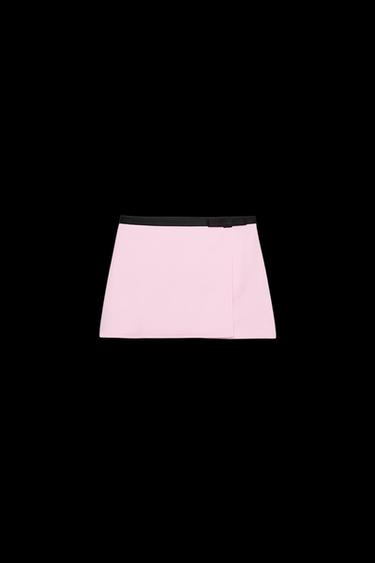 SKORT WITH BOW - Pink by Zara