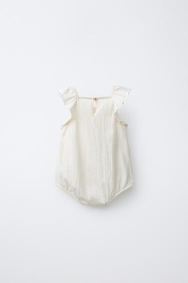 BODY ROMANTIQUE DENTELLE - Écru clair de Zara - Image 1