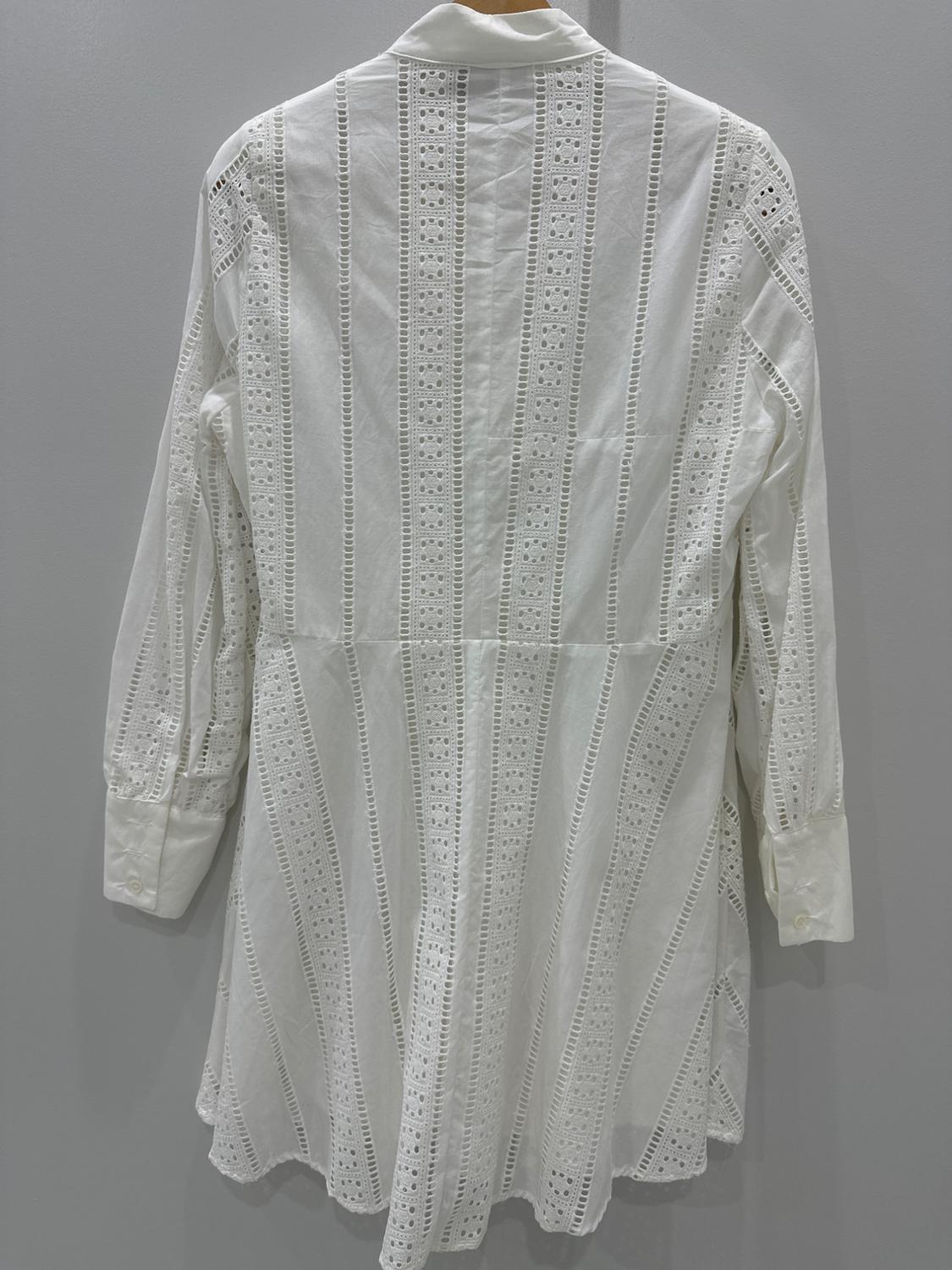 EMBROIDERED MINI DRESS - Image 3