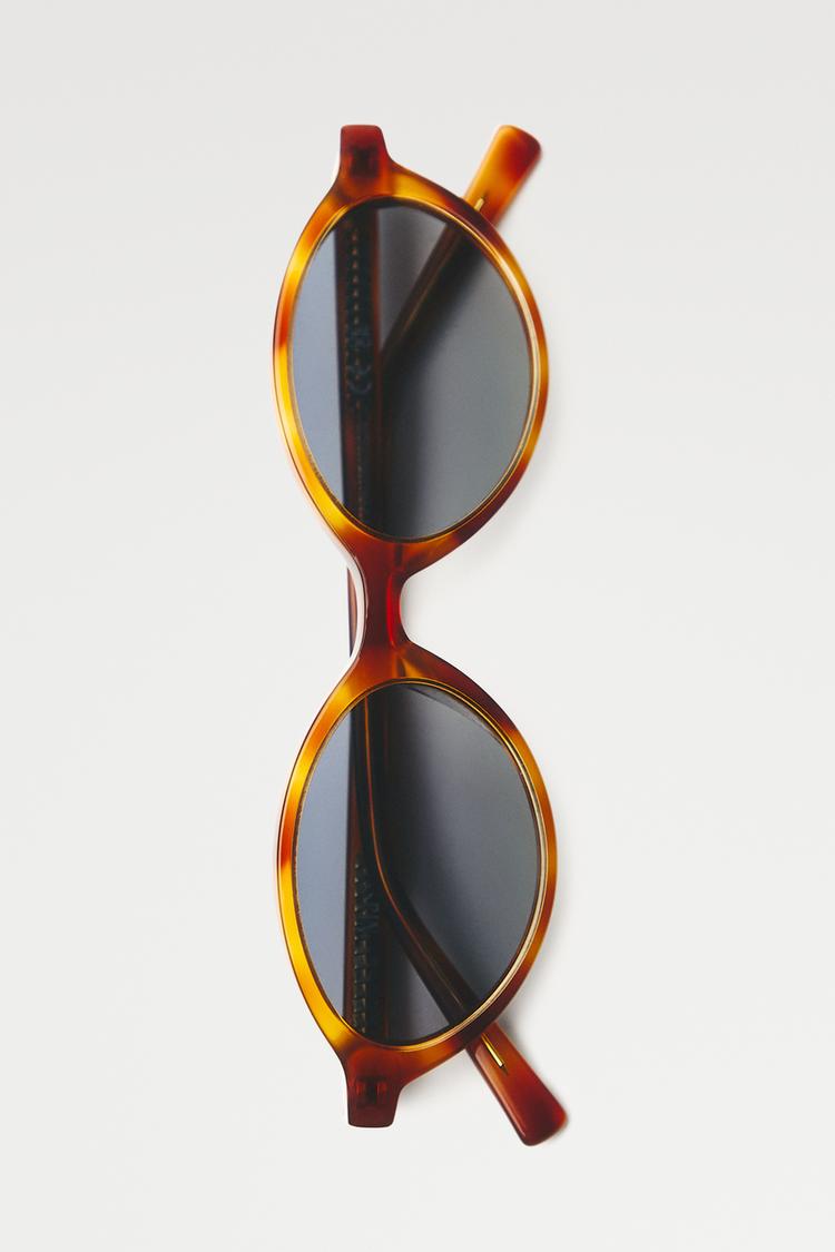 Oval sunglasses — Caramel