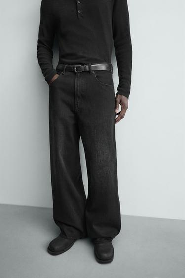 JEAN BAGGY FIT - Noir de Zara - Image 4