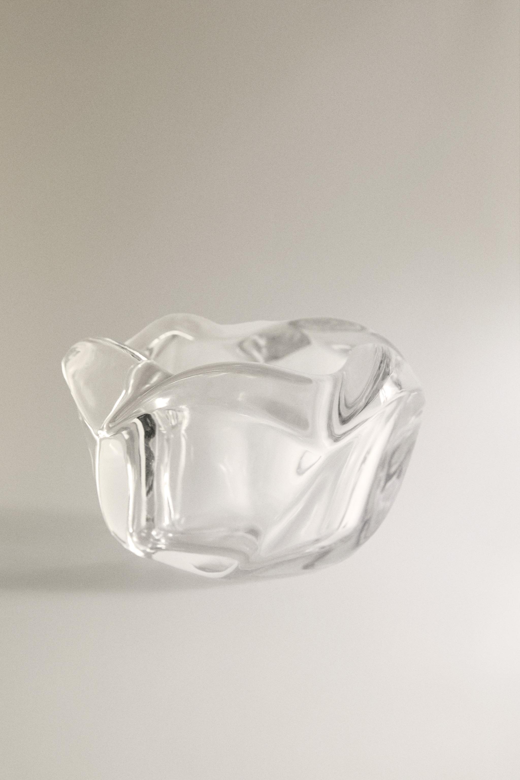 PORTE-BOUGIE VERRE ÉPAIS