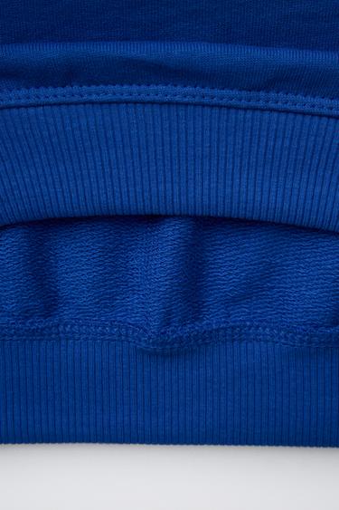 ENSEMBLE DE JOGGING SWEAT ET BERMUDA CASA LAWA © X ZARA KIDS - Bleu roi de Zara - Image 3