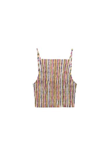 STRIPED CROP TOP