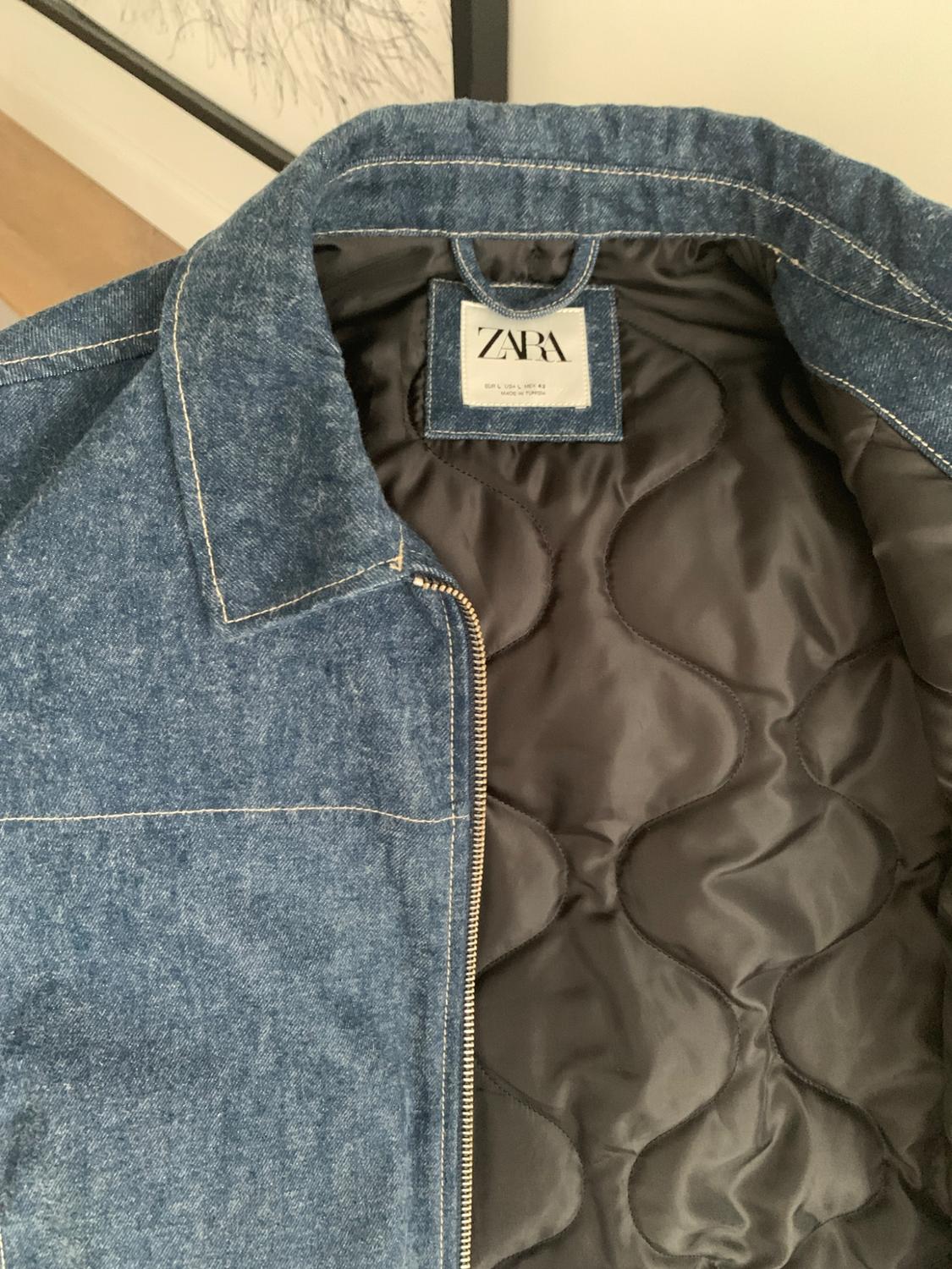 DENIM BOMBER JACKET - Image 3