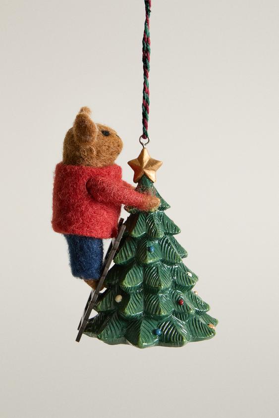 Zara MOUSE CHRISTMAS TREE ORNAMENT - Multicolored - Image 0