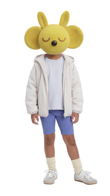 LEGGING CICLISTA CANALÉ TEXTO RELIEVE - Azul / Lavanda de Zara