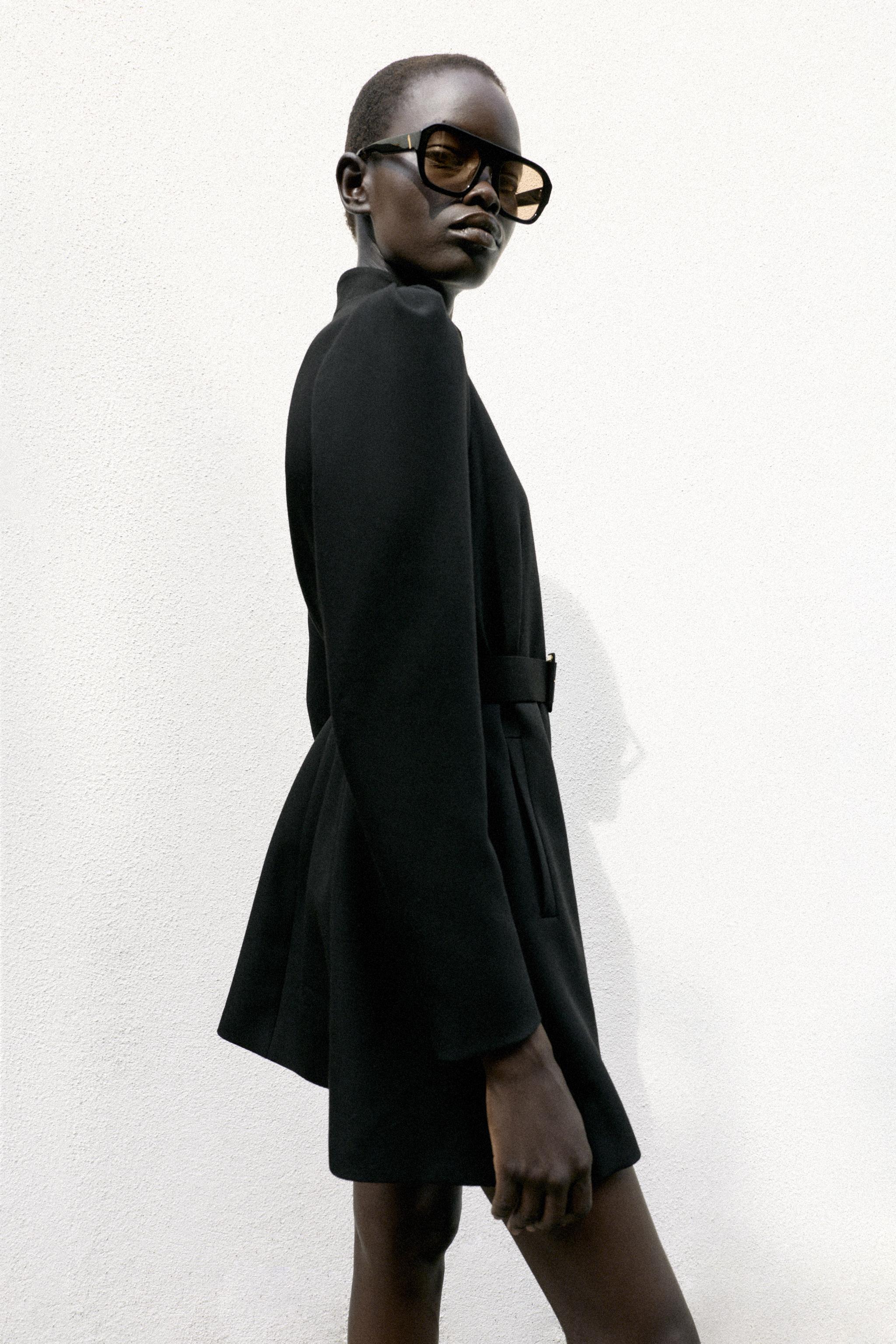 LONGUE VESTE CEINTURÉE