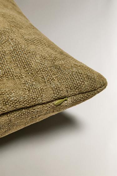 JACQUARD CHENILLE CUSHION COVER - Green by Zara - Image 3