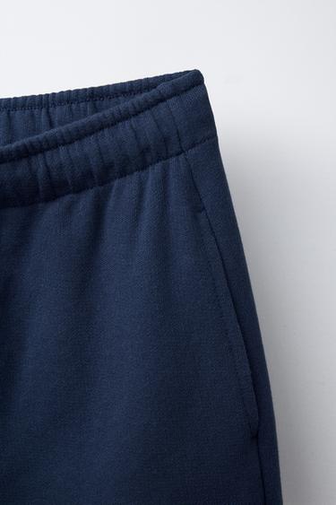BERMUDA EN MOLLETON IMPRIMÉ SURF - Bleu marine de Zara - Image 2