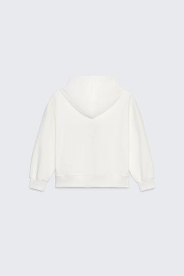 50TH ANNIVERSARY EMBROIDERED SLOGAN HOODIE - Oyster-white by Zara - Image 1