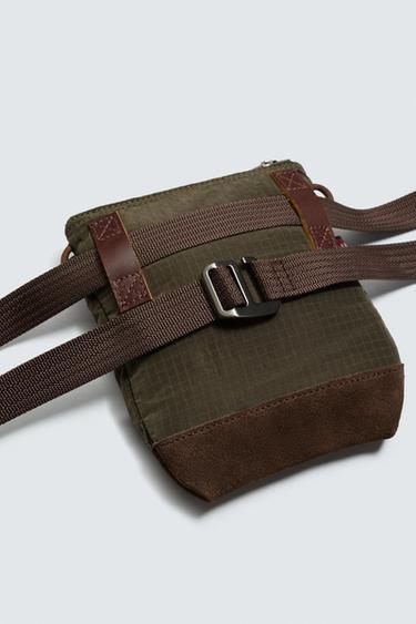 TECHNICAL CROSSBODY BAG WITH LEATHER DETAILS AARON LEVINE X ZARA - Multicoloured by Zara - Image 6