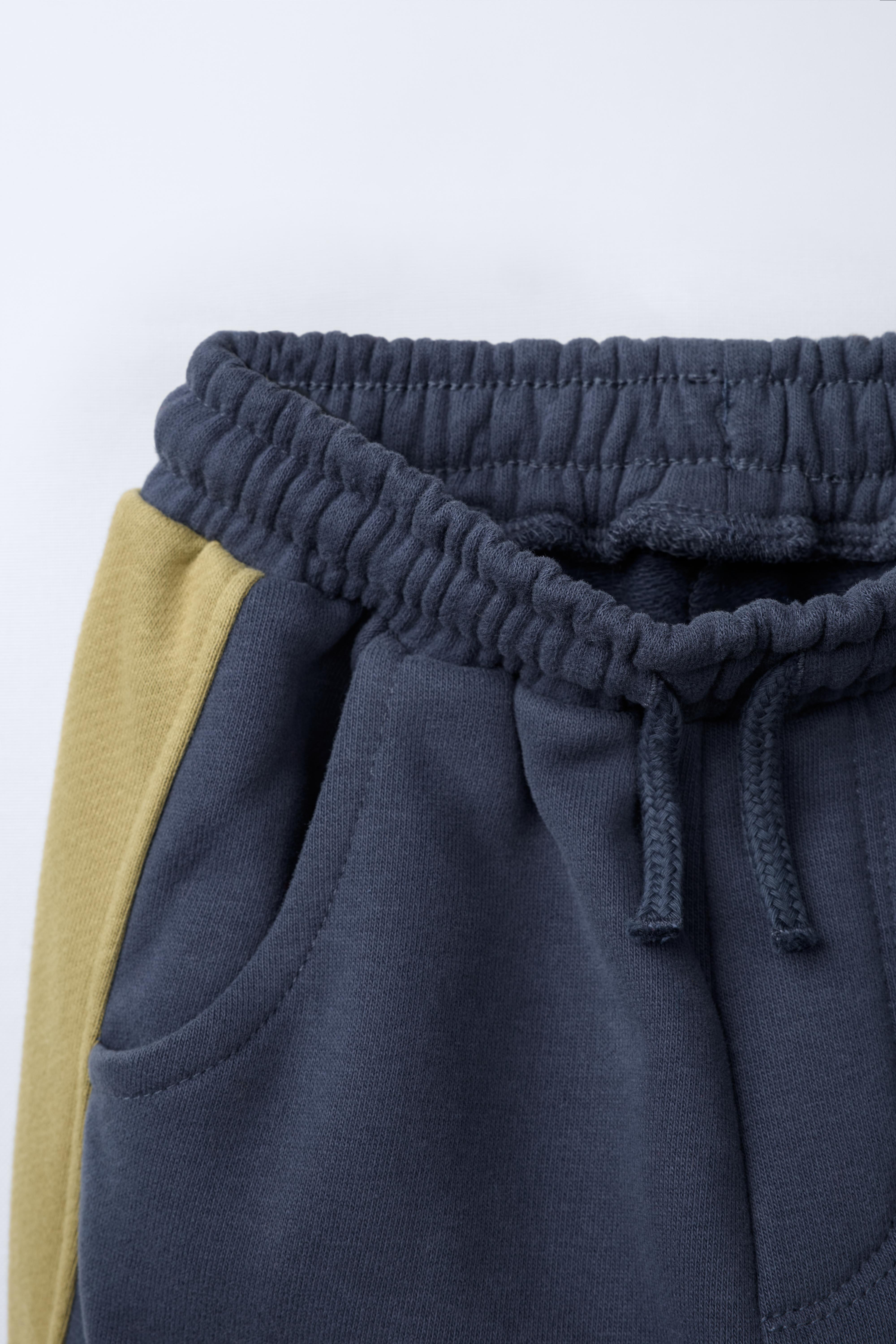 PANTALON JOG MOLLETON COLORBLOCK