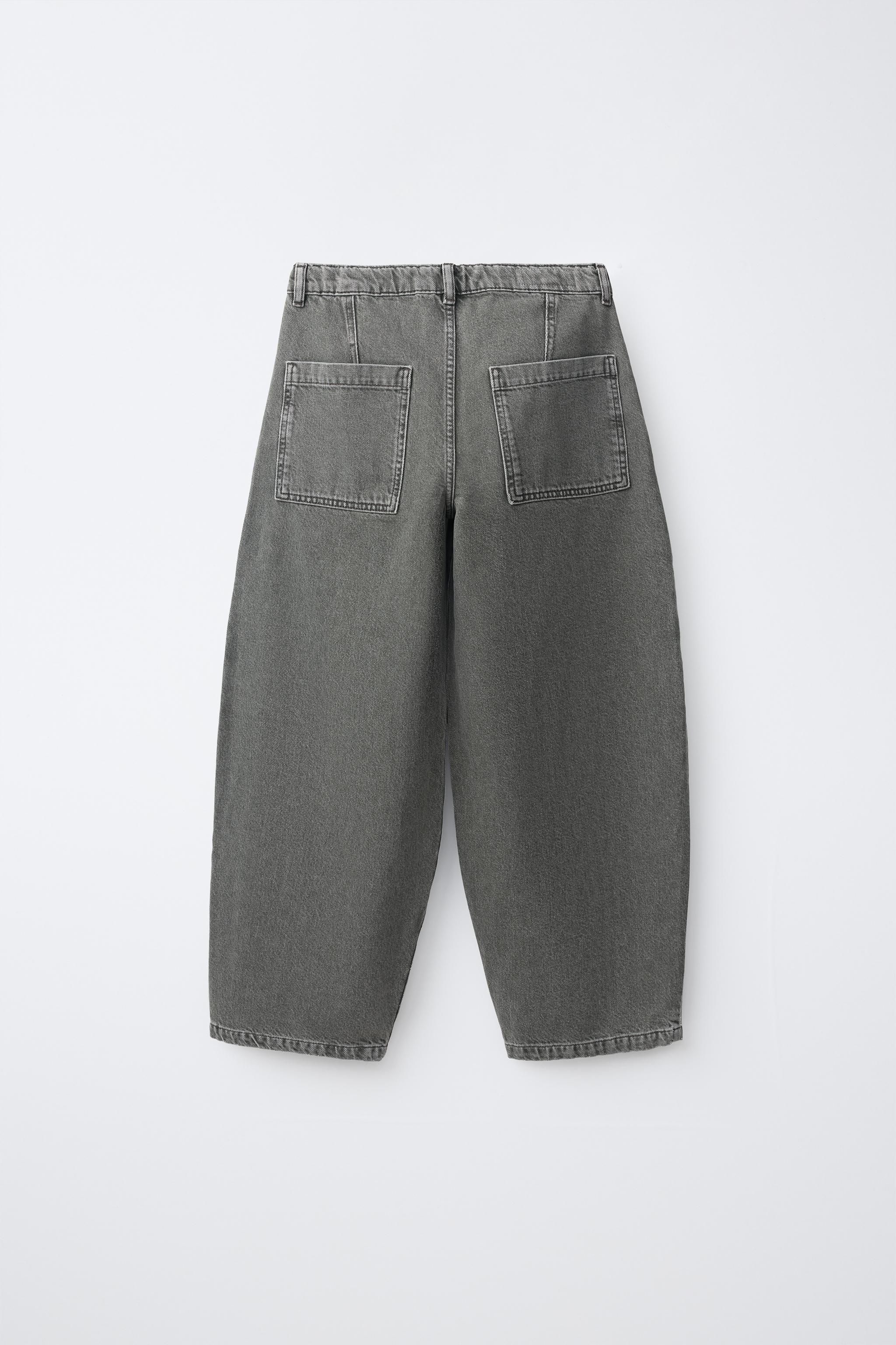 BALLOON JEANS - Gray | ZARA Canada